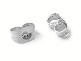 10ct Gold Earring Backs in White Gold