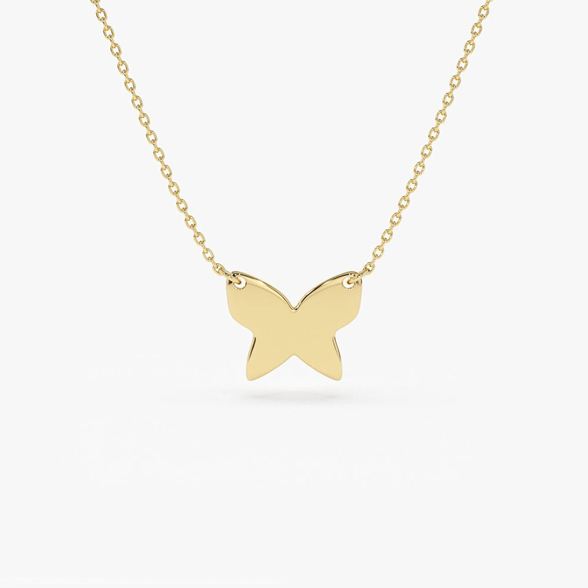 14k Butterfly Necklace
