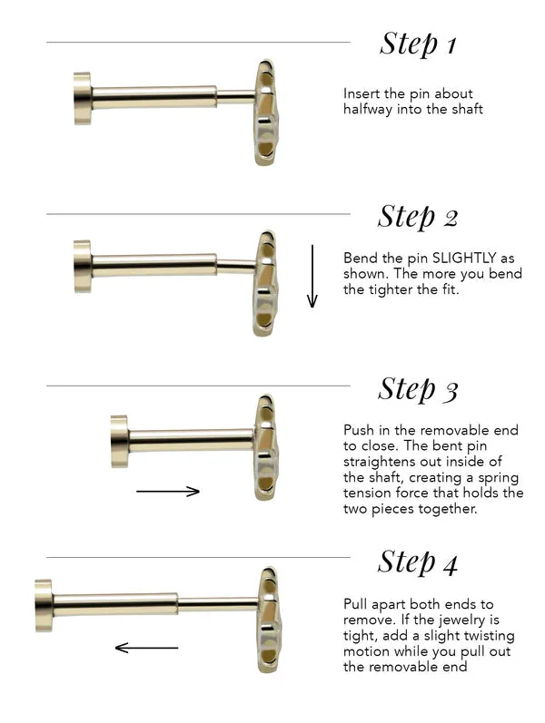 Cléo Bar Studs