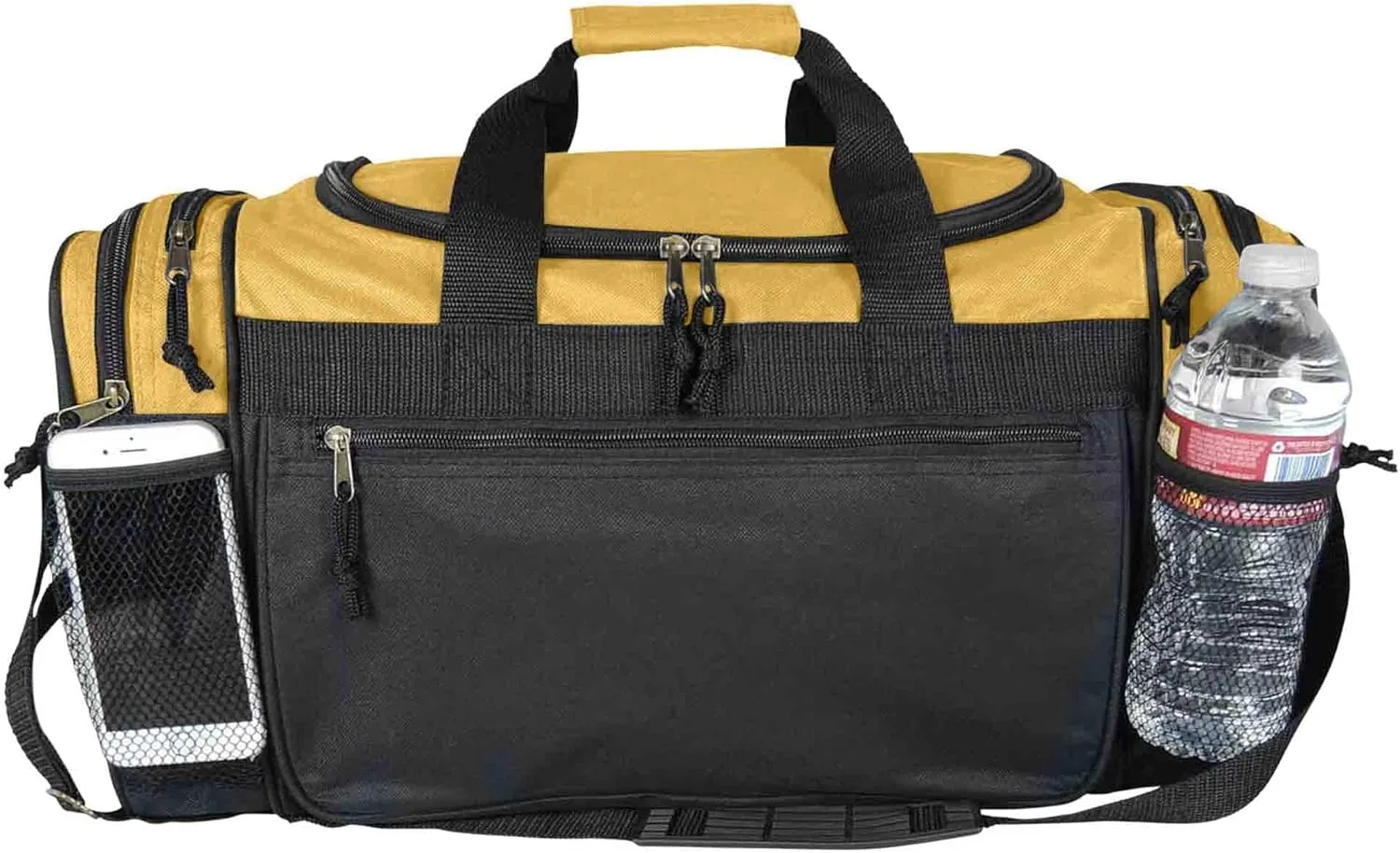DALIX 20" Sports Duffle Bag w Mesh and Valuables Pockets Travel Gym