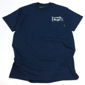 Green Finger S/S Pocket Tee Navy