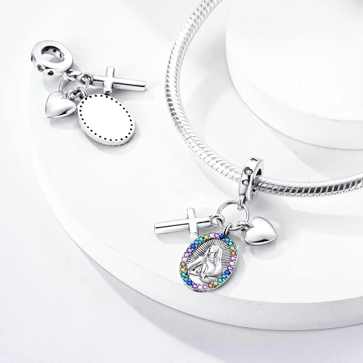Hapour 925 Sterling Silver Charms for Bracelets and Necklaces Dangle Charm Jewelry Gift Charm for Women