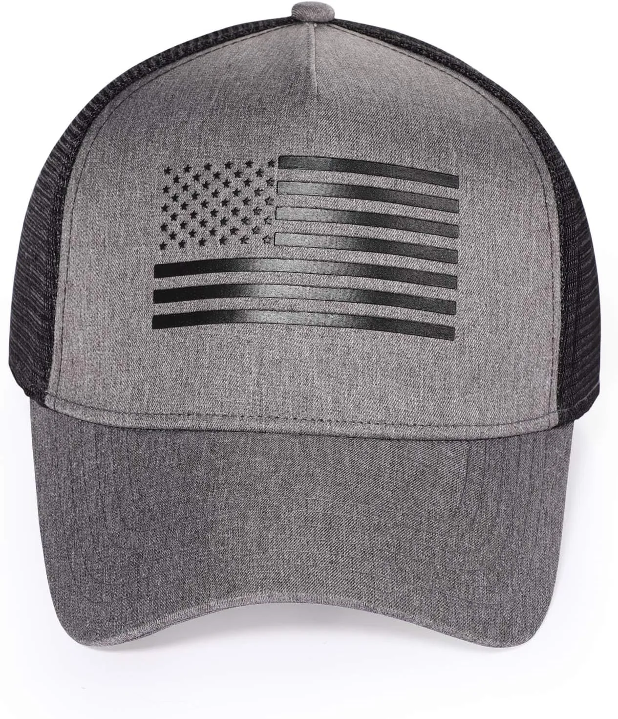 Oversize XXL American Flag Trucker Hat Sport Snapback Hat, Large Size Breathable Mesh Baseball Cap for Men Big Head
