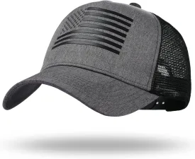 Oversize XXL American Flag Trucker Hat Sport Snapback Hat, Large Size Breathable Mesh Baseball Cap for Men Big Head