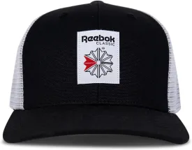 Reebok Vector Trucker Hat | Snapback | Adjustable | Baseball Cap | Everyday | Fitness | Retro | Classic |Sun Protection